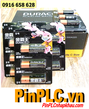 COMBO 1 HỘP 24 Vỉ (72viên) Pin AA 1.5v Alkaline Duracell MN1500 LR6 _Giá chỉ 1.176.000đ/HỘP 72viên